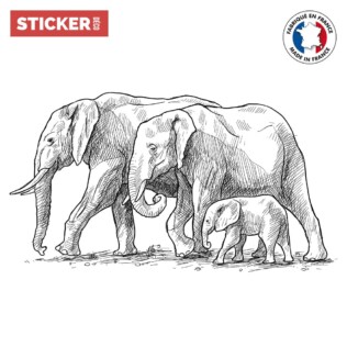 Sticker Elephantides