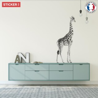Sticker Girafe Aquarelle