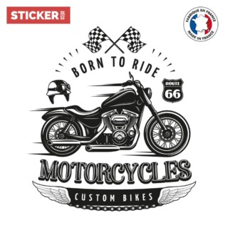 Sticker Moto Born To Ride