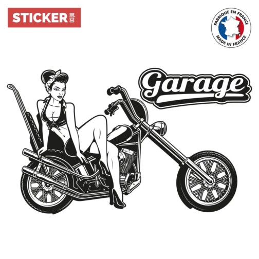 Sticker Moto Garage