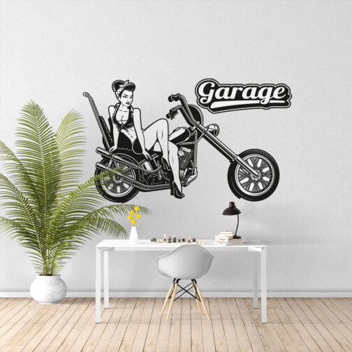 Sticker Moto Garage