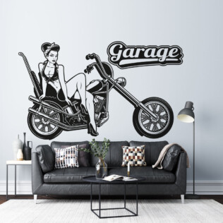 Sticker Moto Garage