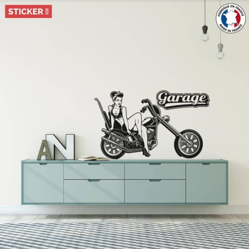 Sticker Moto Garage