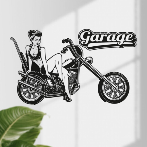 Sticker Moto Garage