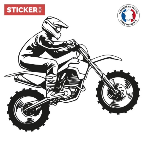 Sticker Motocross Dessin