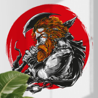 Sticker Viking Guerrier