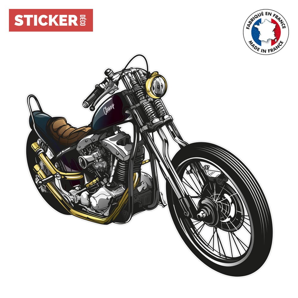 Sticker Moto Américaine - Stickers moto
