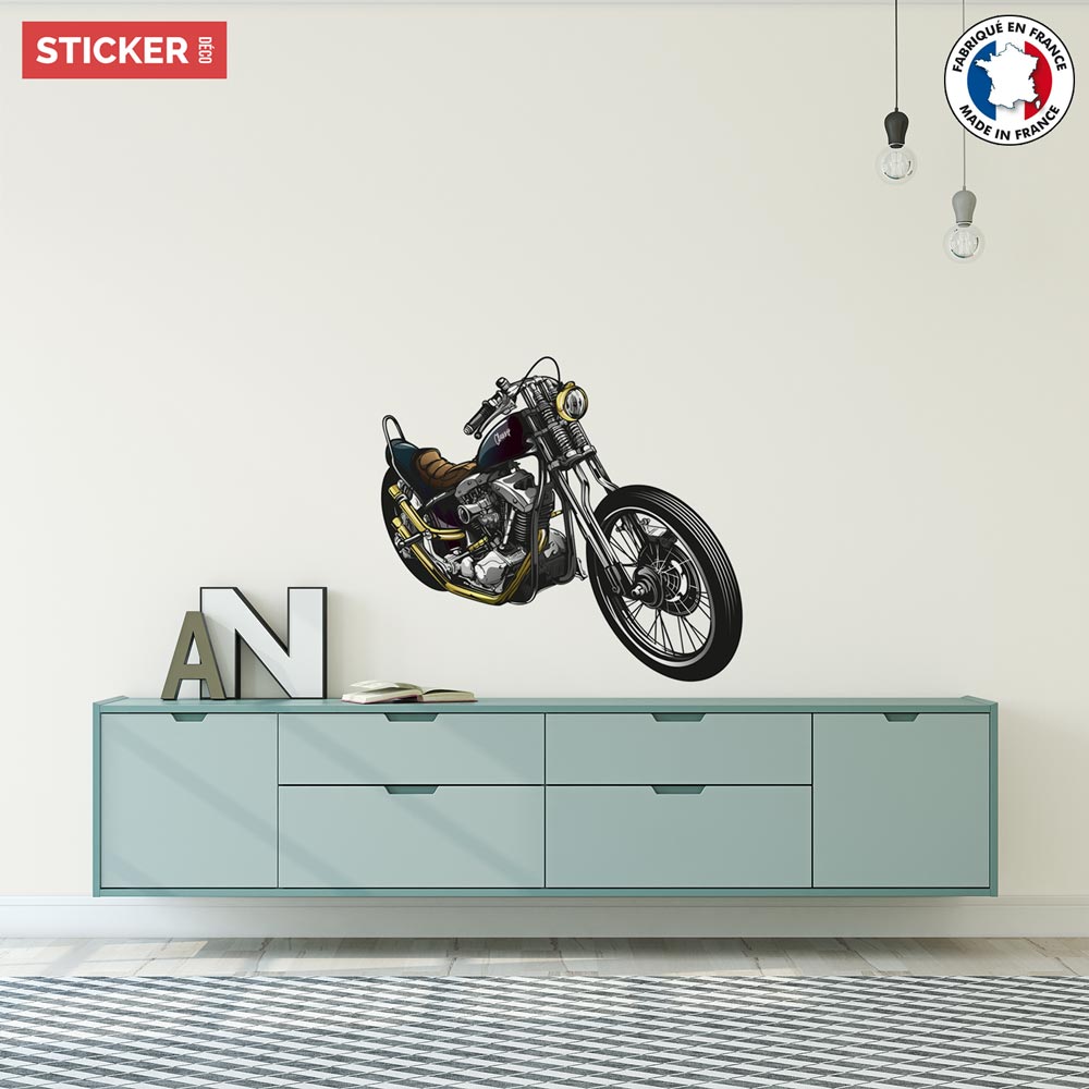 Sticker Moto Américaine - Stickers moto