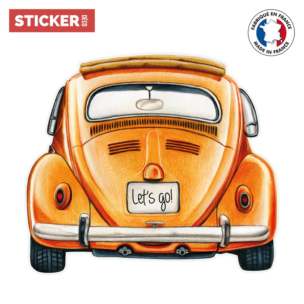 Sticker Vintage Voiture, Stickers Automobile