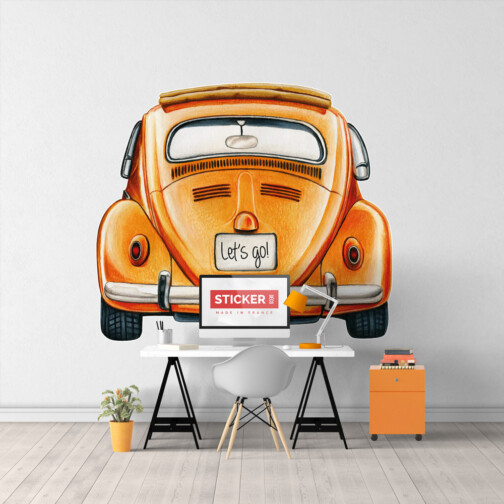 Sticker Vintage Voiture