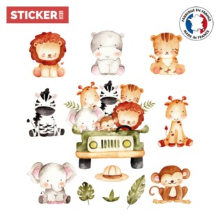 Stickers Animaux de Safari