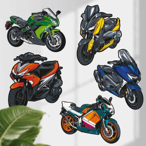 Stickers Motos