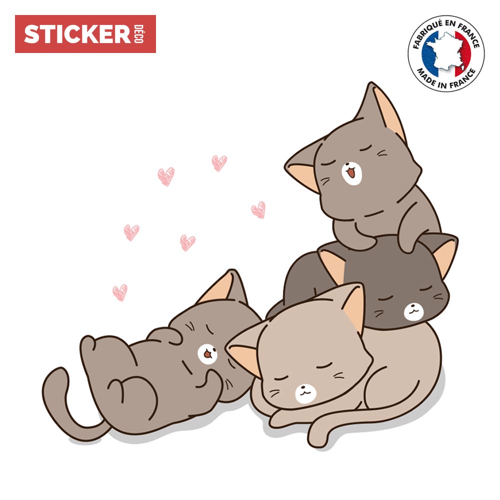 Stickers kawaii - Chatons