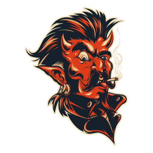 Sticker Mystique Demon