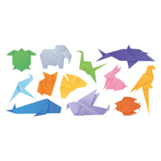 Stickers Animaux Origami