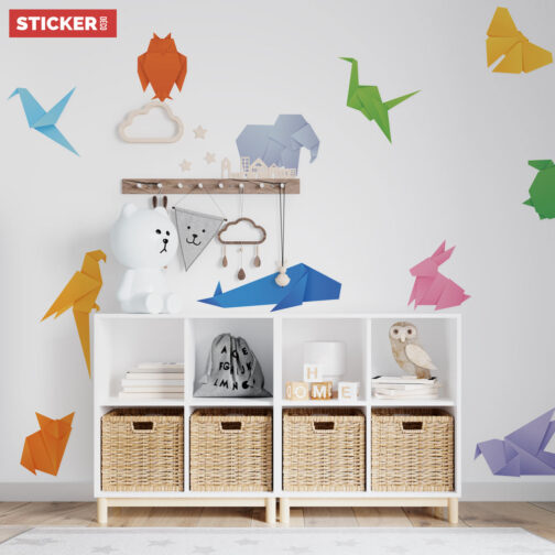 Stickers Animaux Origami
