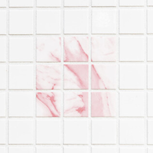 Stickers Carrelage Marbre Rose du Portugal