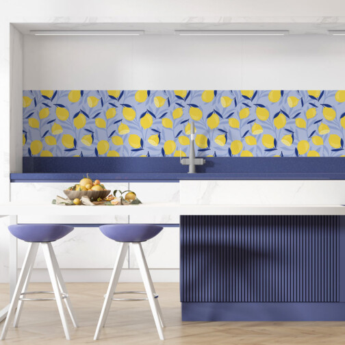 Credence Adhesive Citron Dessin
