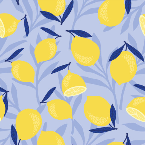 Credence Adhesive Citron Dessin