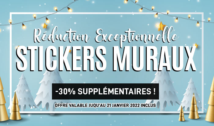 Soldes Hiver 2022 Stickers Muraux