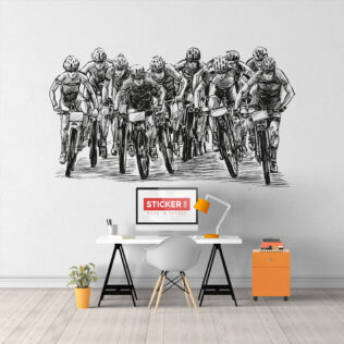 Sticker Cyclisme Sur Route