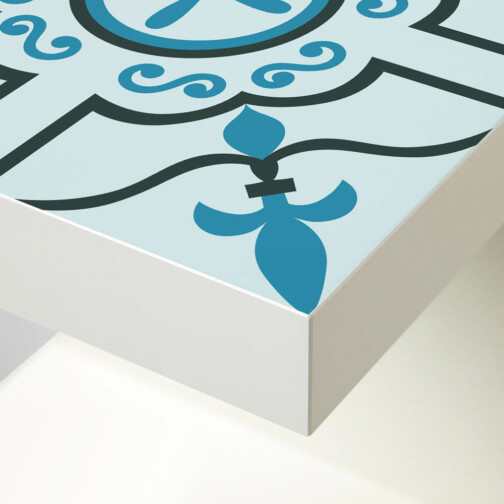 Sticker Ikea Lack Abstrait