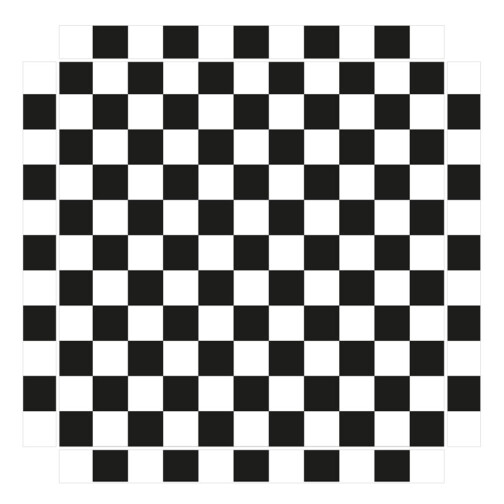 Sticker Ikea Lack Damier Noir