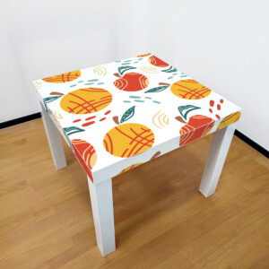 Sticker Ikea Lack Pommes et Oranges