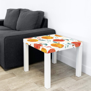 Sticker Ikea Lack Pommes et Oranges