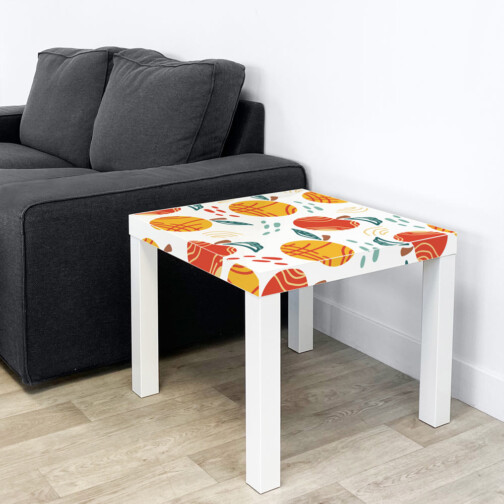 Sticker Ikea Lack Pommes et Oranges