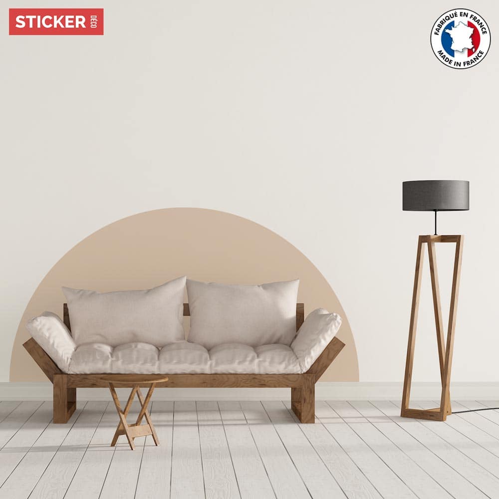 WallCircle - Stickers muraux - Cercle de papier peint - Coccinelle -  Champignon 