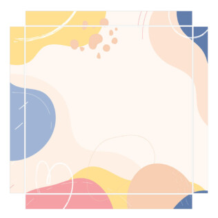 Sticker Ikea Lack Abstrait Pastel