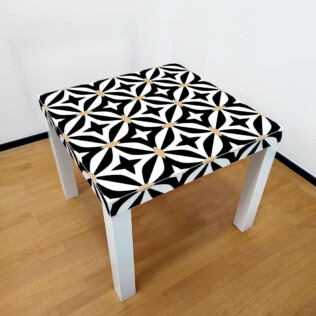 Sticker Ikea Lack Carreaux De Ciment