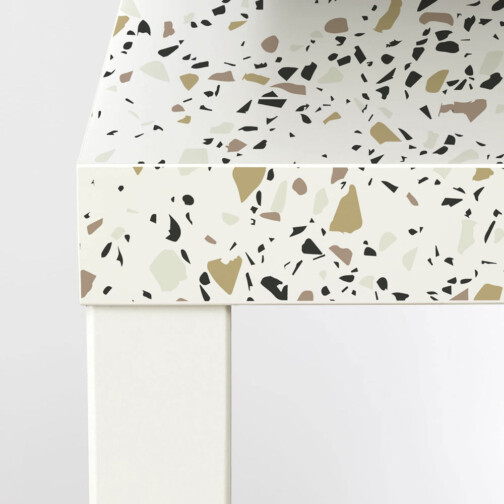 Sticker Ikea Lack Granito Terrazzo