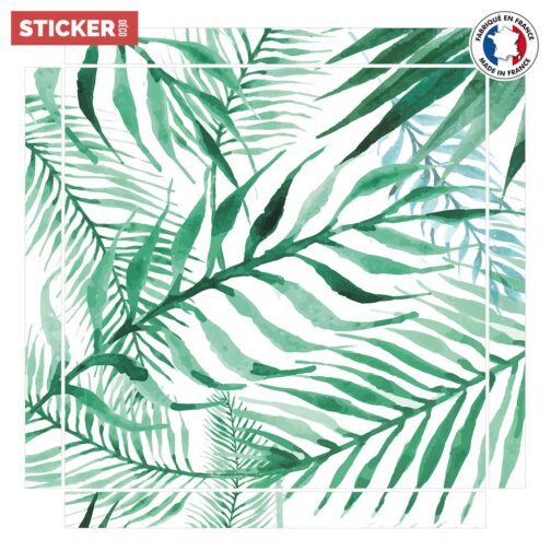Sticker Ikea Lack Jungle Aquarelle