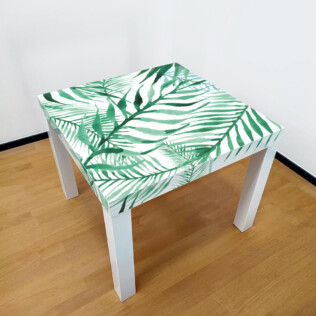 Sticker Ikea Lack Jungle Aquarelle