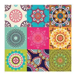 Sticker Ikea Lack Mandala
