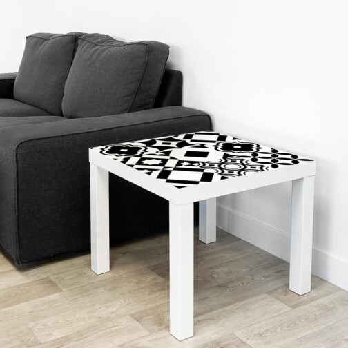 Sticker Ikea Lack Monochrome