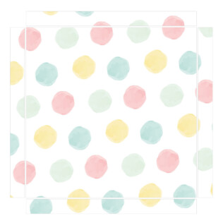Sticker Ikea Lack Points Aquarelle