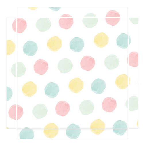 Sticker Ikea Lack Points Aquarelle