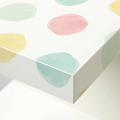 Sticker Ikea Lack Points Aquarelle
