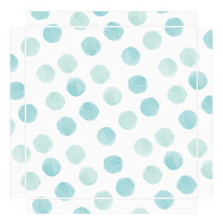 Sticker Ikea Lack Ronds Aquarelle