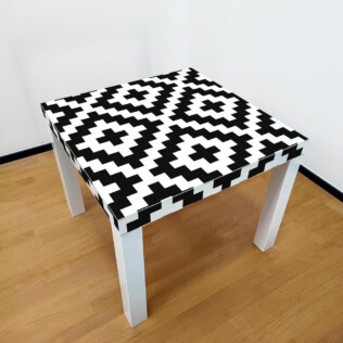 Sticker Ikea Lack Scandinave Géométrique