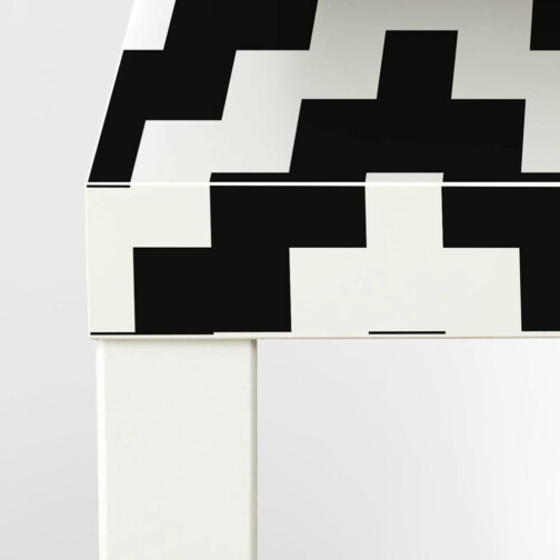 Sticker Ikea Lack Scandinave Géométrique