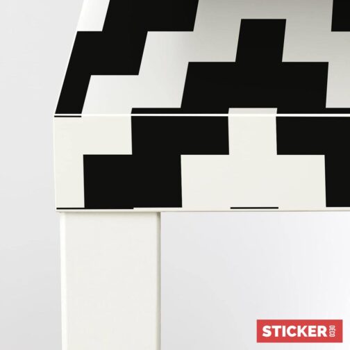 Sticker Ikea Lack Scandinave Géométrique