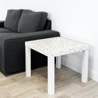 Sticker Ikea Lack Terrazzo