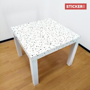 Sticker Ikea Lack Terrazzo