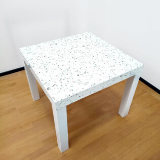 Sticker Ikea Lack Terrazzo Menthe