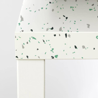Sticker Ikea Lack Terrazzo Menthe