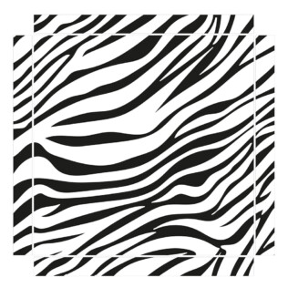 Sticker Ikea Lack Zebre